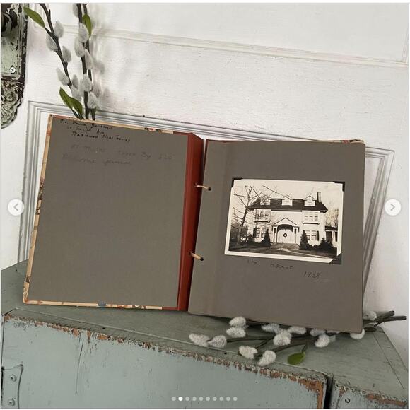 Vintage Snapshots Photograph Scrapbook BW Family NJ Home Beach Cottage Boat Lake - Picture 1 of 10